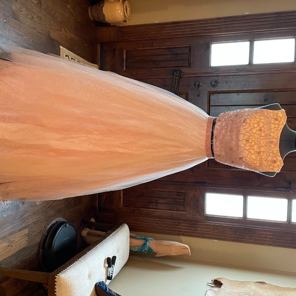 JVN by Jovani Two-Piece Pink Embellished Dress - Picture 2 of 6